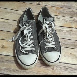 Converse Gray Low Top Sneakers Chuck Taylor